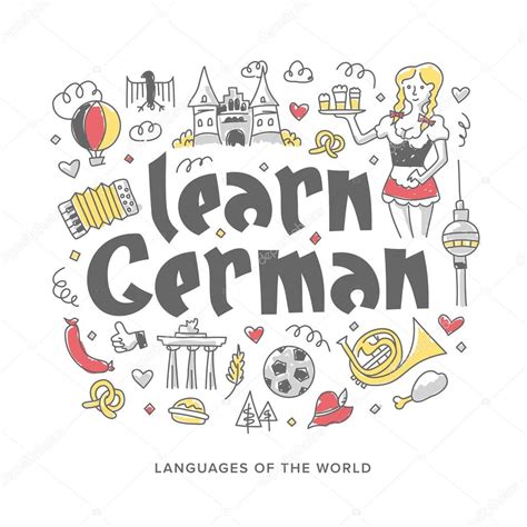 Learn German Concept Illustration Stock Vector Image By ©koctia 119175812