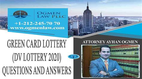 However, far more people are coming to the usa from. GREEN CARD LOTTERY (DV LOTTERY 2020) QUESTIONS AND ANSWERS - YouTube