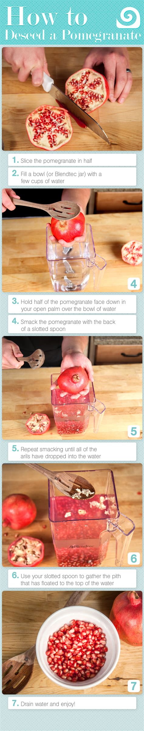 Because of this distinction, you may safely eat it even after the best before date date has lapsed. How to Deseed a Pomegranate | Blendtec Blog