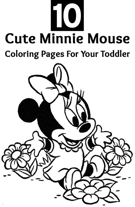 Minnie Mouse Bowtique Coloring Pages Coloring Pages