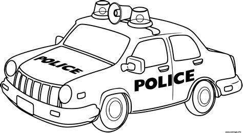 On y trouve notamment le célèbre dessin animé cars, des formules 1, et de nombreux autres encore. Coloriage Voiture De Police Facile Simple Dessin Police à ...