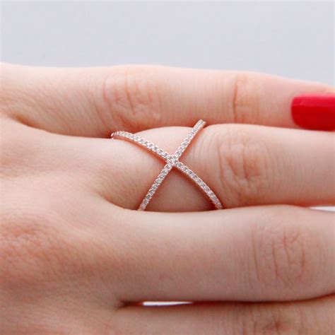 Criss Cross Diamond Ring 100 Authentic Save 42 Jlcatjgobmx