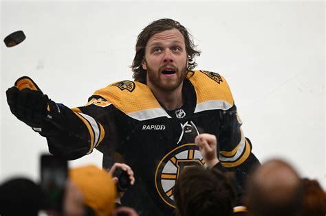 David Pastrnak Scores 100th Point In Hat Trick Against Pens Nhl