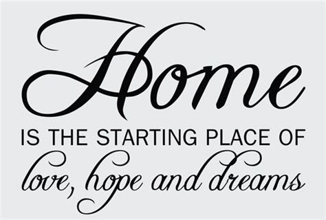 Home Quotes And Sayings Wall Decals And Stickers Home Love Hope Opt 2 Home Quotes And Sayings