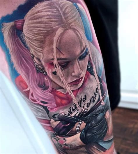 60 Quirky Harley Quinn Tattoo Ideas Bring Out Your Inner Harlequin