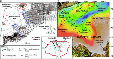 A Location Map Of 3d Seismic Conventional 2d Seismic And