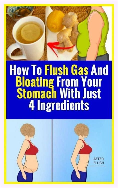 How To Flush Gas And Bloating From Your Stomach Using Just 4