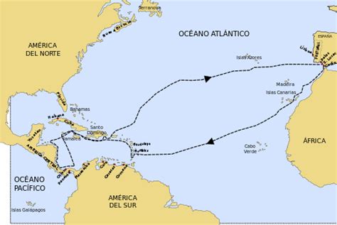 Voyages Of Christopher Columbus Wikipedia The Free
