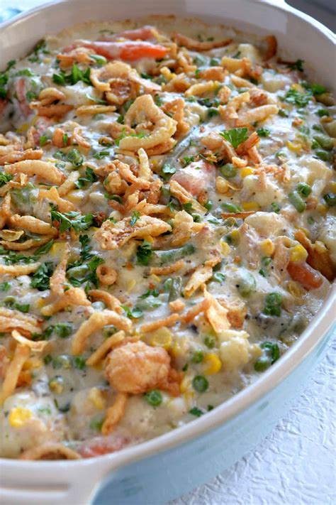 Make Ahead Creamy Vegetable Casserole Lord Byrons Kitchen