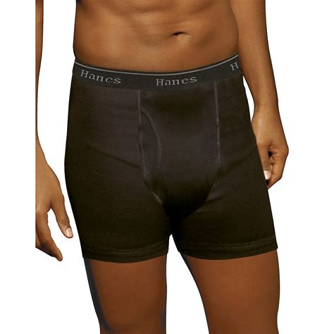 Hanes Ultimate Men S Tagless® No Ride Up Boxer Briefs With Comfort Flex® Waistband 5 Pack