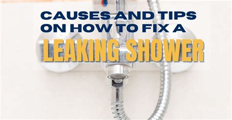 Causes And Tips On How To Fix A Leaking Shower Superior Restoration