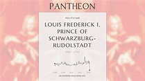 Louis Frederick I, Prince of Schwarzburg-Rudolstadt Biography | Pantheon