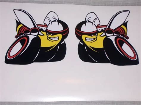 Pair Bee Decals Decal Sticker Left And Right Side Fit Scat Pack 1300