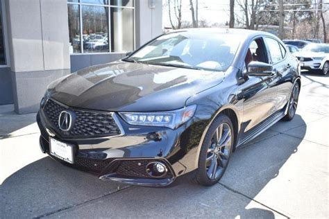 Certified Pre Owned 2019 Acura Tlx Wa Spec Pkg Red Leather 4dr Car In