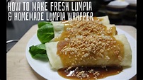 How to Make Fresh Lumpia and Homemade Lumpia Wrapper - YouTube
