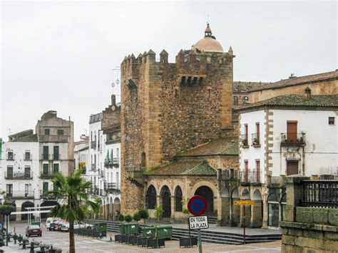 Cáceres Espanha Extremadura Viajar De Carro Espanha