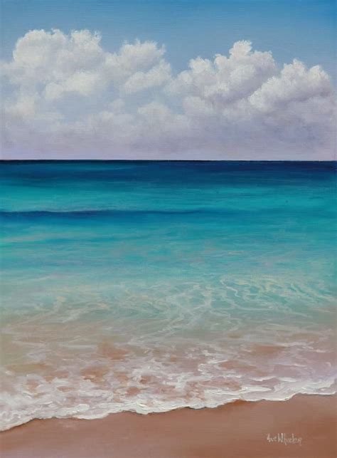 Seven Mile Beach Painting Seven Mile Beach Fine Art Print Beach