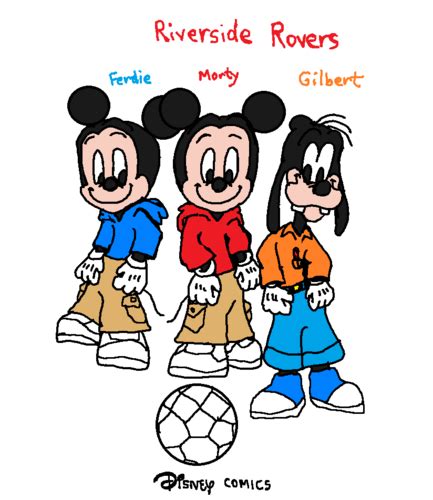 mickey and friends fan art disney comics morty fieldmouse and ferdie fieldmouse and gilbert