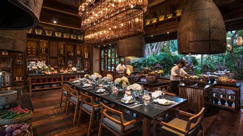 Fine Dining Luxury Resort Restaurants Four Seasons Resort Chiang Mai