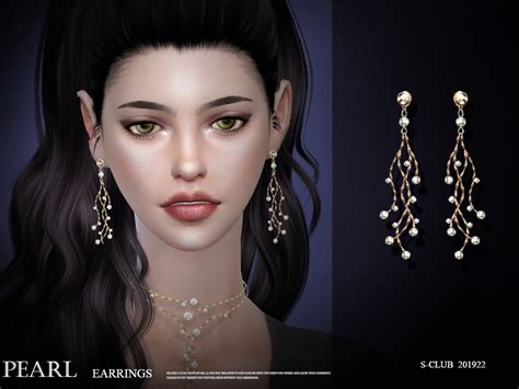 The Sims Resource S Club Ts4 Ll Earrings 201922