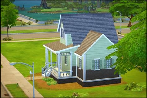 New Streamlet Single House By Hallgerd At Mod The Sims Sims 4 Updates