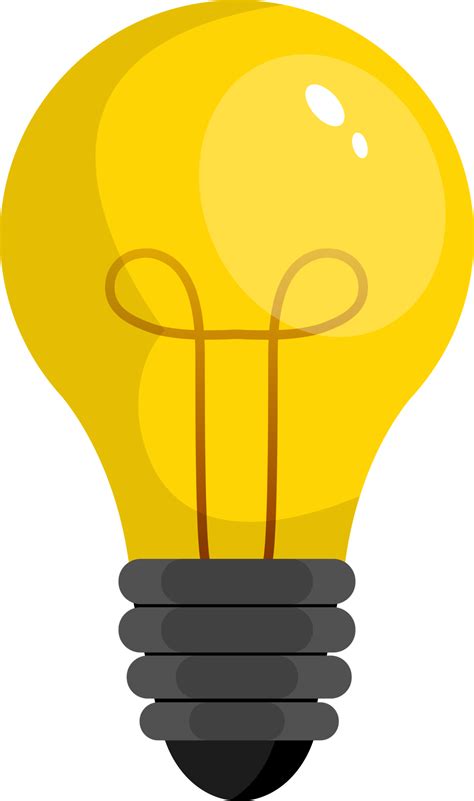 Colored Light Bulb Clipart Design Illustration 9385277 Png