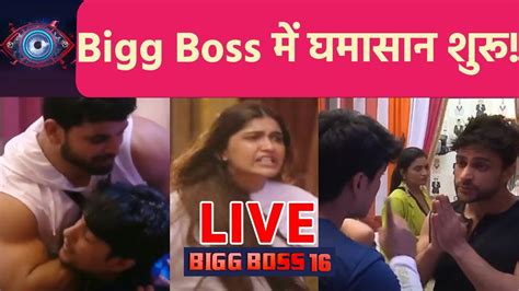 Big Boss 16 Live Bigg Boss 16 Fight Sumbul Nimrit Ankit Priyanka Shiv Filmibeat