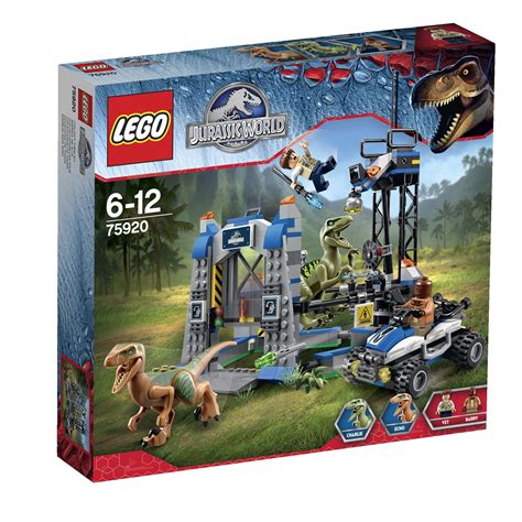 Lego Jurassic Park Jurassic World Raptor Escape Set 75920 Ebay