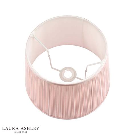 Laura Ashley La3703520 Q Hemsley Pleated Lamp Shade Blush Pink 12 Inch