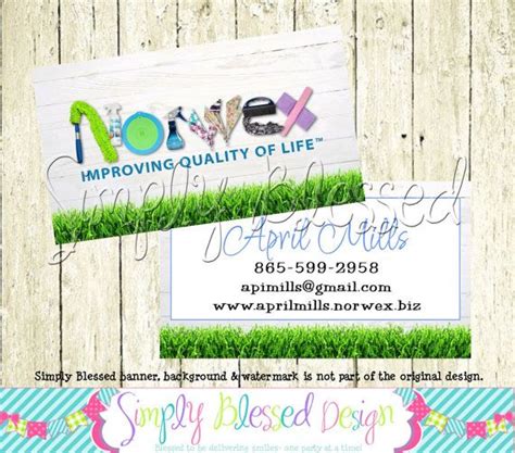 We would like to show you a description here but the site won't allow us. Norwex Double Sided Business Card- DIY By: SimplyBlessedDesign | Double sided business cards ...