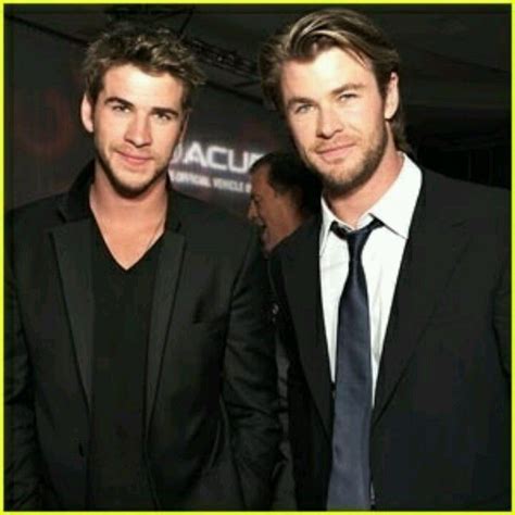 Liam And Chris Hemsworth Hemsworth Brothers Celebrity Siblings Liam