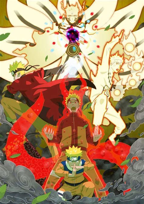La Evolucion De Uzumaki Naruto Naruto Naruto Personagens E Naruto