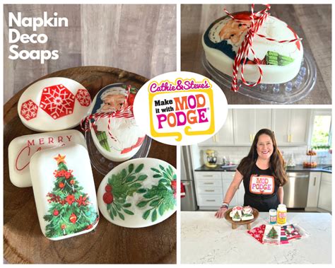 Learn How To Decoupage Soap With Napkins And Mod Podge Cathie Filian