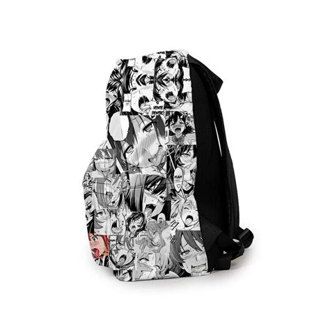Ahegao Anime Backpack Schoolbag 294012cm Oxford Unisex 3d Printed