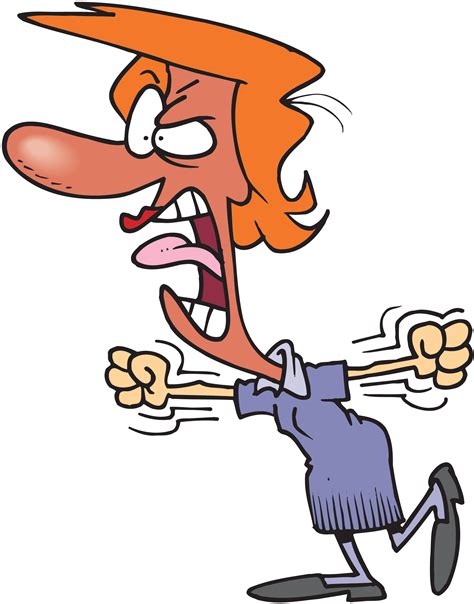 Angry Lady Cartoon Car Pictures - Clip Art Library