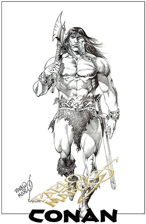 Art Of Fantasy 132 Pablo Marcos Ortega In 2023 Conan The Barbarian