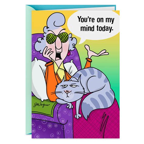 Maxine™ Everyone Is On My Nerves Funny Thinking Of You Card Greeting