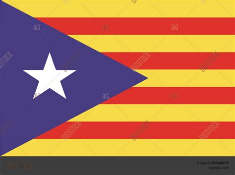 Catalan National Flag Image And Photo Free Trial Bigstock
