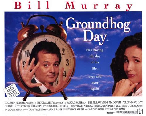 This is his fourth year on the story, and he makes no effort to hide his frustration. Groundhog Day - the yoga lawyer