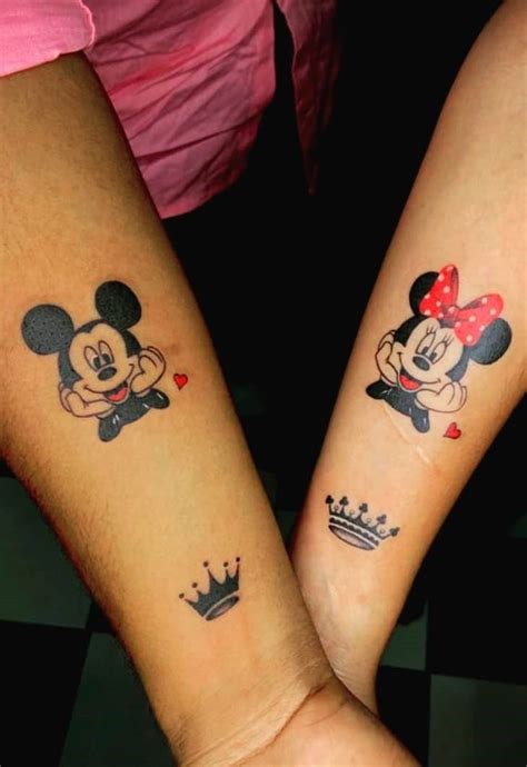 20 Unique Couple Tattoos For All The Lovers Out There In 2022 Mickey