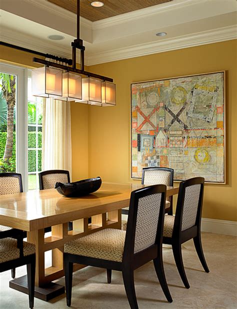 Asian Influence With A Warm Comfortable Feel Asian Dining Room