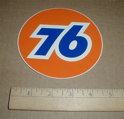 Unocal Union 76 Service Station Pump Gasoline Oil Nos Racing Decal