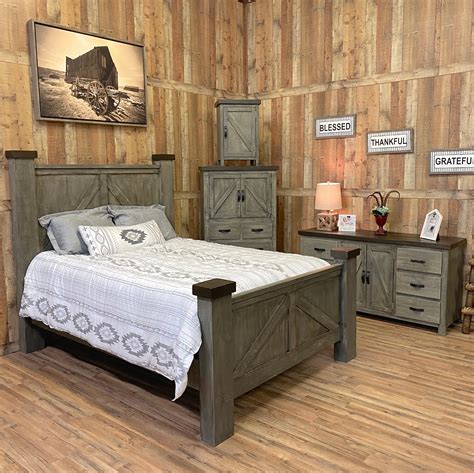 Weathered Farmhouse Bedroom Rustic Furniture Depot