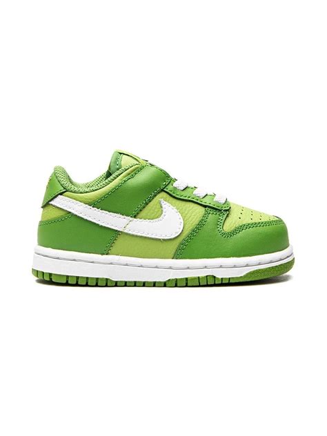 Nike Kids Dunk Low Chlorophyll Sneakers Farfetch