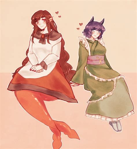 Imaizumi Kagerou And Wakasagihime Touhou Drawn By Orz Kagewaka