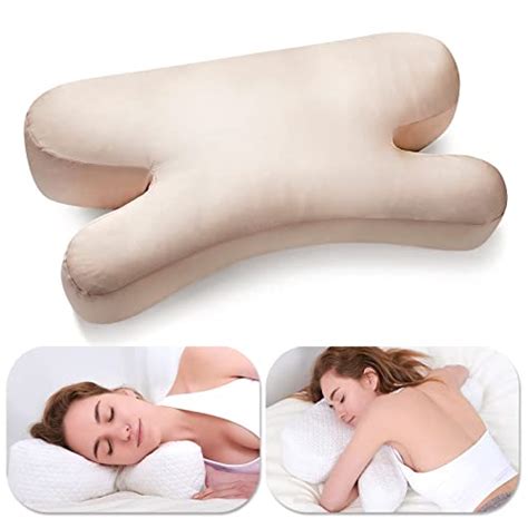 cuzep clieey side back stomach sleeper pillows anti wrinkle aging pillow gel shredded memory