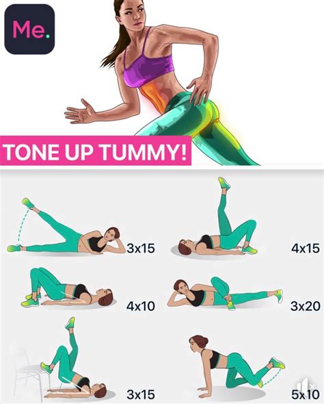 Tone Up Full Body Workout Plan Ab Workout At Home At Home Workouts Fitness Training Health