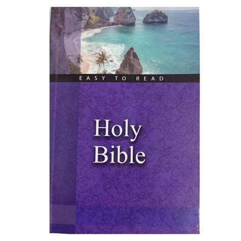 The Holy Bible Easy To Read Version English Paperback Old And New