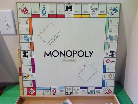 Vintage Monopoly Game By Parker Brothers 1960s
