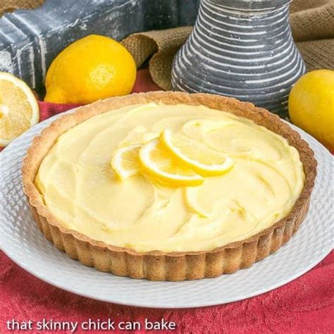 Creamy Lemon Tart That Skinny Chick Can Bake